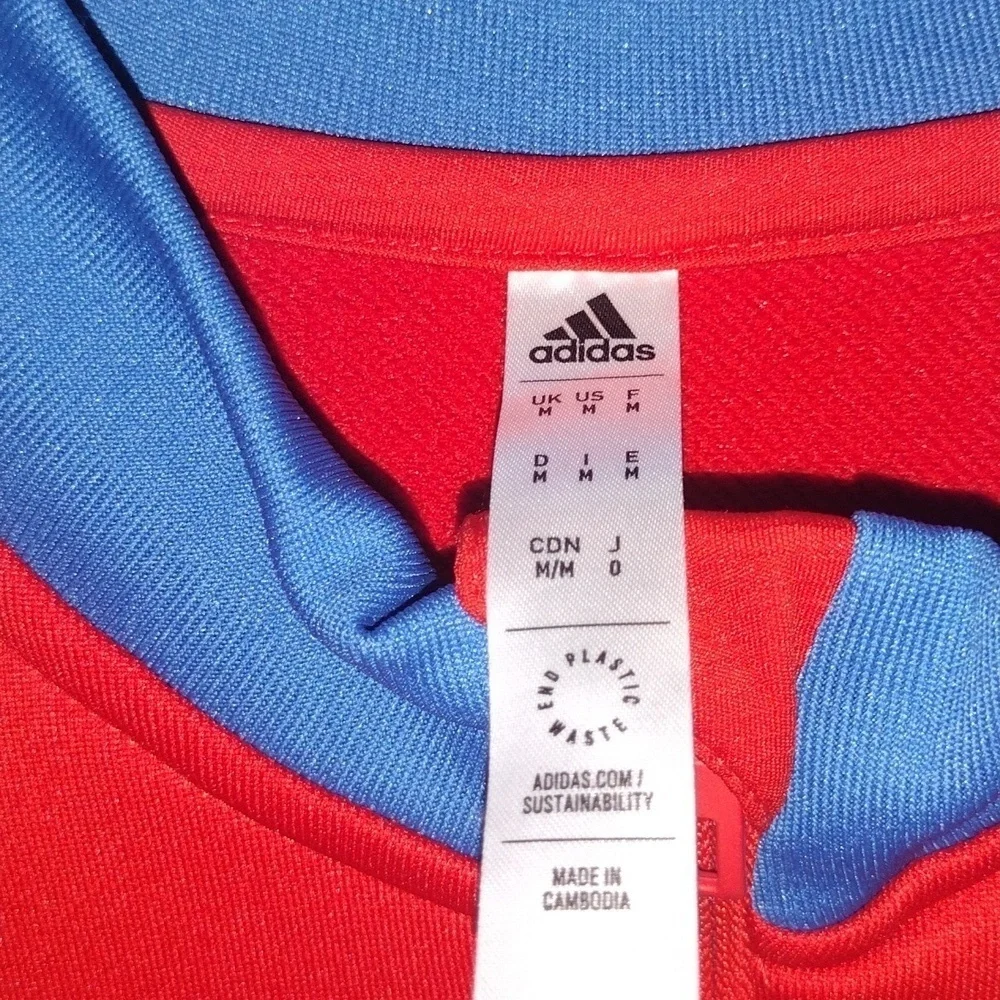 Adidas FC Bayern Munchen Soccer Track Training Jacket Mens M